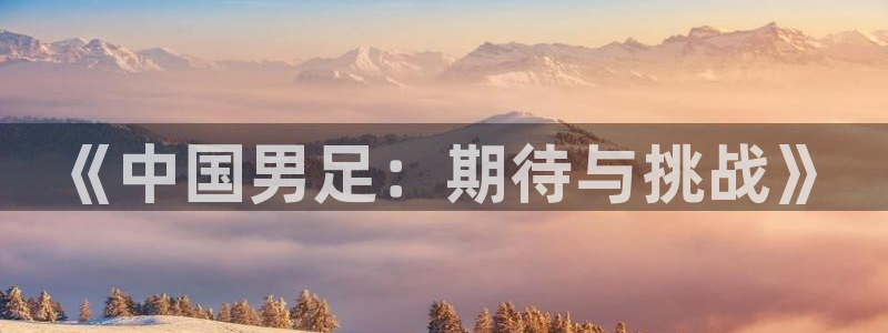 世界杯在线直播：《中国男足：期待与挑战》